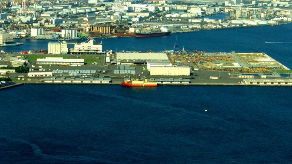 Yokohama terre-plein industrialo-portuaire