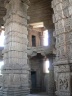 Hall dans le temple de Vishnu à Gwalior