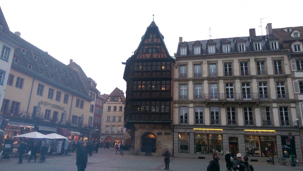 Parvis de la cathédrale de Strasbourg