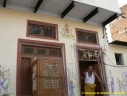 dieu Ganesh sur la façade d'une maison