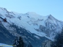 le Mont Blanc et le dôme du goûter