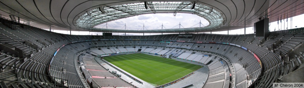 Le Stade de France : intérieur
