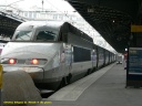 Le TGV Est en gare à Paris-Est