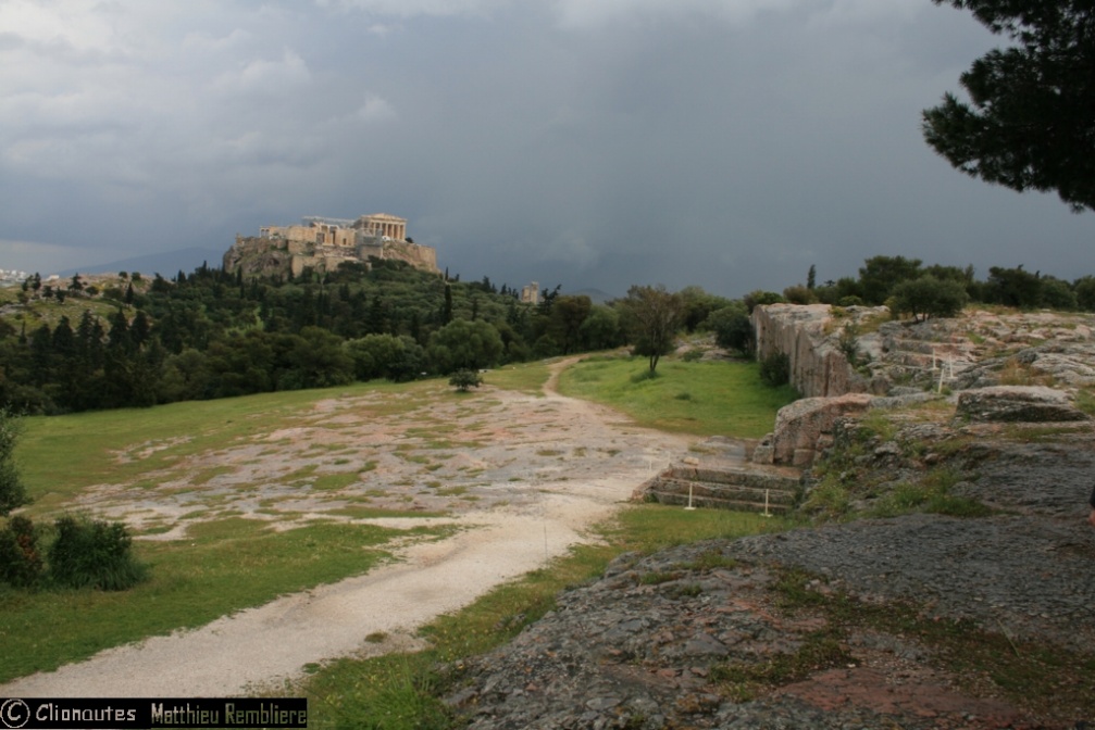 Vue de l'Acropole depuis la colline de la Pnyx
