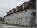 Saline d'Arc et Senans : façade arrière de la berne ouest