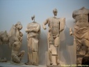 Sculptures du fronton est du temple de Zeus à Olympie