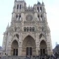Façade la cathédrale d'Amiens