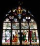 Vitrail de l’Annonciation, cathédrale de Bourges