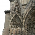 Base de la tour nord : cathédrale Reims