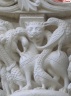 chapiteau de la façade de l'abbaye de Fontevraud