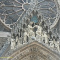 Gâble du portail central de la cathédrale de Reims