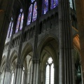 Nef de la cathédrale de Reims, côté Nord