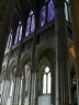 Nef de la cathédrale de Reims, côté Nord