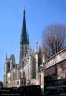 Cathédrale de Rouen : vue de l'Est