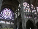 Du transept au choeur de la basilique de Saint Denis.