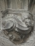 Palais des papes en Avignon détail d'un chapiteau