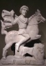 Le cavalier, symbole de la Thrace du temps de l'indépendance puis sous les dominations grecques et romaines, Varna, Bulgarie