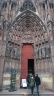 Un des portails d'entrée de la cathédrale de Strasbourg