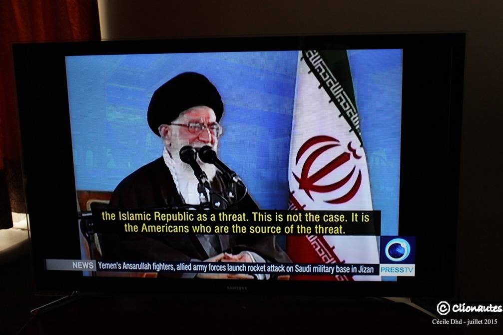 Extrait d'un film de propagande anti-américain diffusé à la TV iranienne