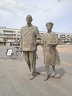 Statues de Charles et Yvonne de Gaulle à Calais