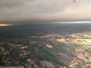 Feu californie - vue aérienne