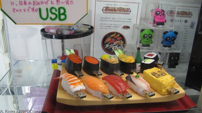 clé usb sushi