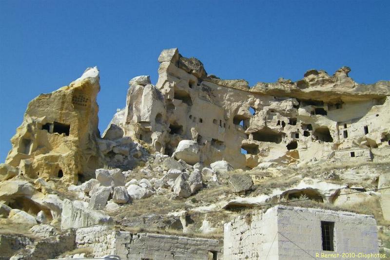Cappadoce - Maisons troglodytes