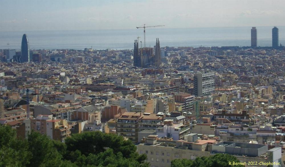 Barcelone vue de haut