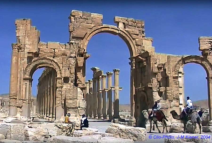 Palmyre : Arc de Septime Sévère