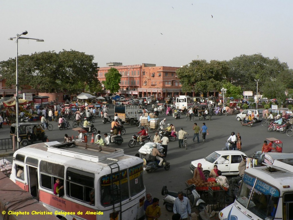 La circulation dans Jaipur