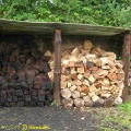Stockage de tourbe et de bois en Irlande