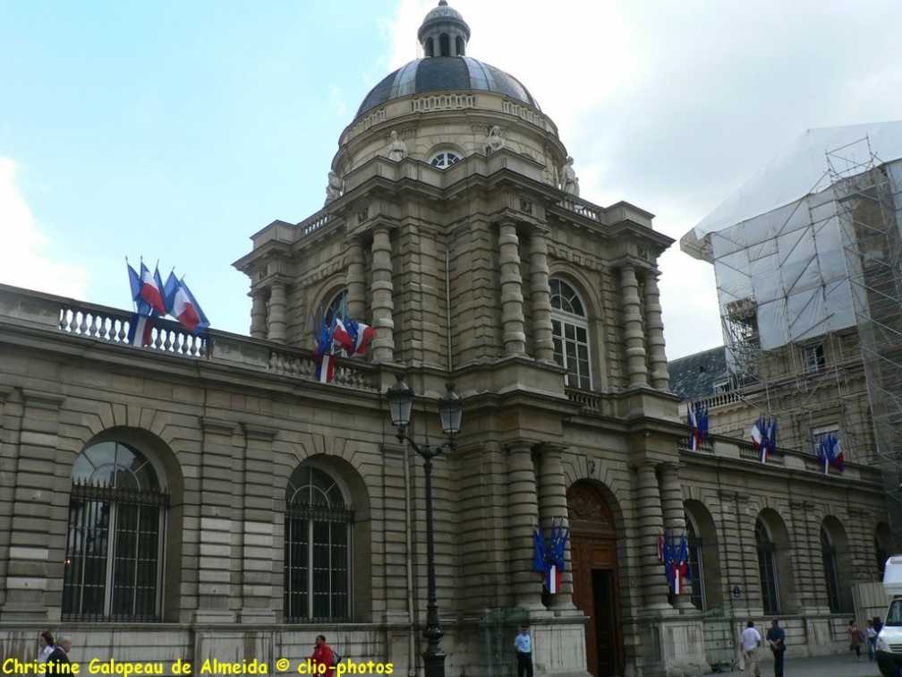 Palais du Luxembourg, façade rue de Vaugirard