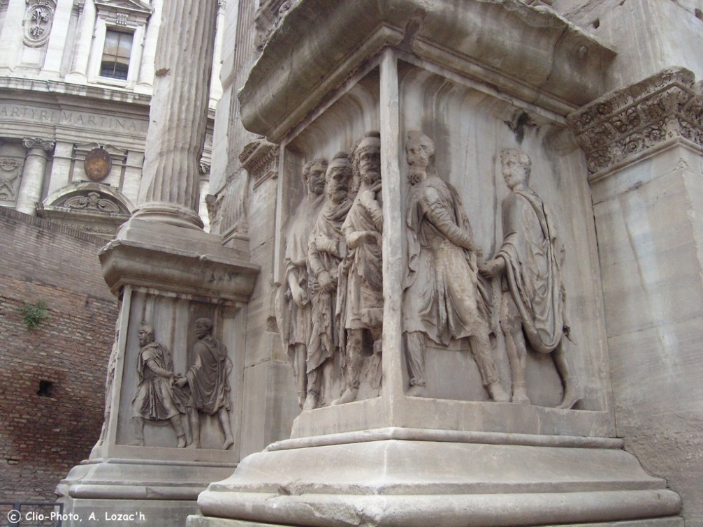 Bas-relief sur l'Arc de Septime Sévère