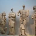 Sculptures du fronton est du temple de Zeus à Olympie