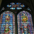 Vitraux : rois et évêques, cathédrale de Reims