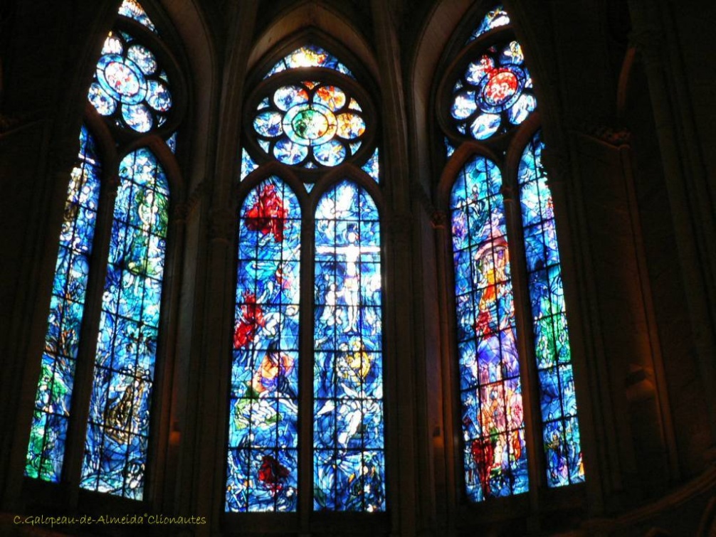 Vitraux de Chagall cathédrale de Reims