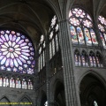 Du transept au choeur de la basilique de Saint Denis.