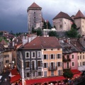 Le château d'Annecy et la vieille ville