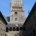 Beffroi de Bruges vu des halles