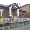 Panneaux électoraux à Rouen