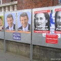 Panneaux électoraux à Rouen