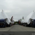 Transport des divers éléments de l'Airbus A380