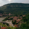 Cité médiévale de Tarnovo, vue depuis la citadelle d'Ivan Asen II, Veliko Tarnovo, Bulgarie.jpg