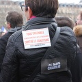 Participante à la Marche Républicaine parisienne du 11 janvier 2015