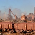 Mines d'acier en Afrique du Sud